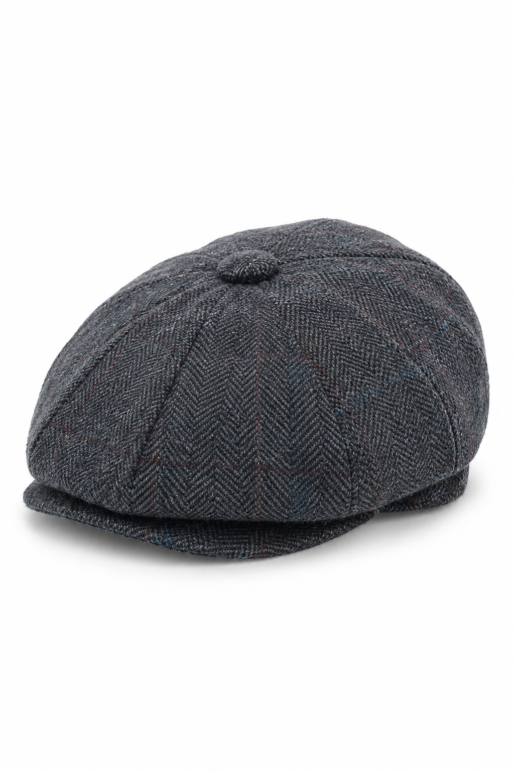 Pánská tvídová kostkovaná čepice Peaky Blinders