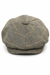 Pánská tvídová kostkovaná čepice Peaky Blinders