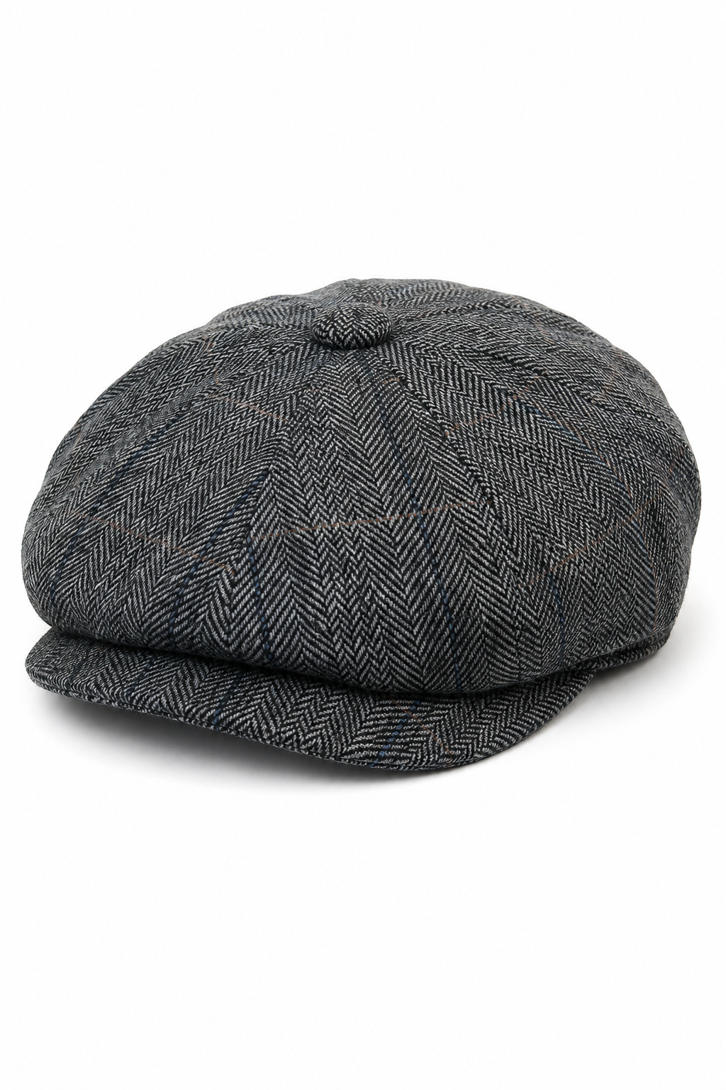 Pánská tvídová kostkovaná čepice Peaky Blinders