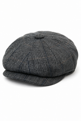 Pánská tvídová kostkovaná čepice Peaky Blinders