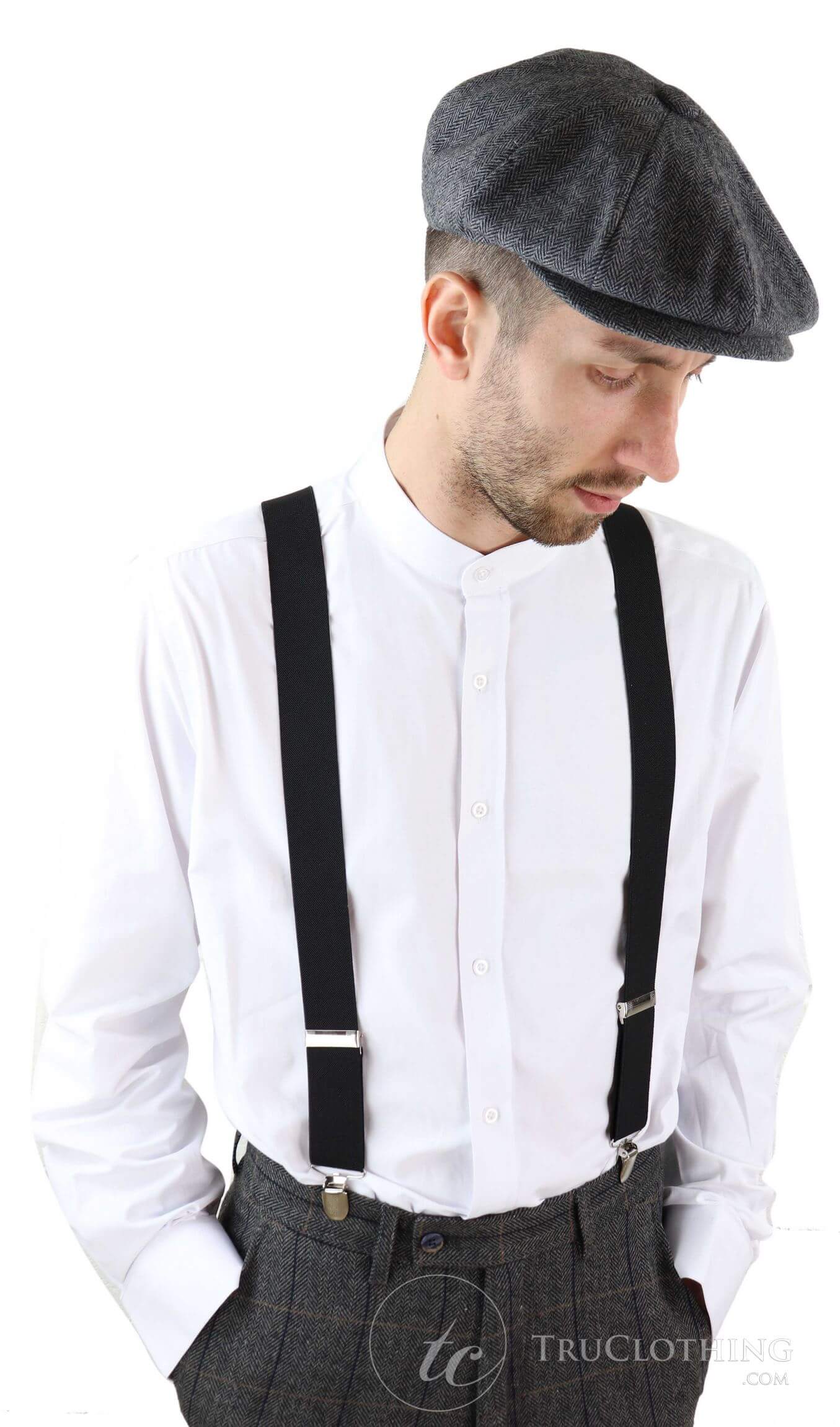 Mens Vintage Trouser Braces/Suspenders - Many Colours