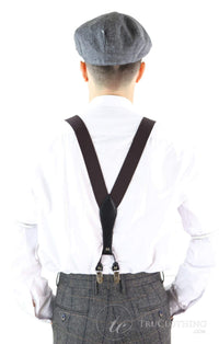 Mens Vintage Trouser Braces/Suspenders - Many Colours