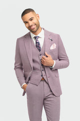 Miami - Pánské růžové letní sako slim fit