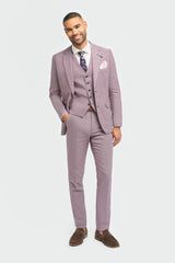 Miami - Pánské růžové letní sako slim fit
