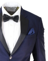 Mens Blue Tuxedo Dinner Suit