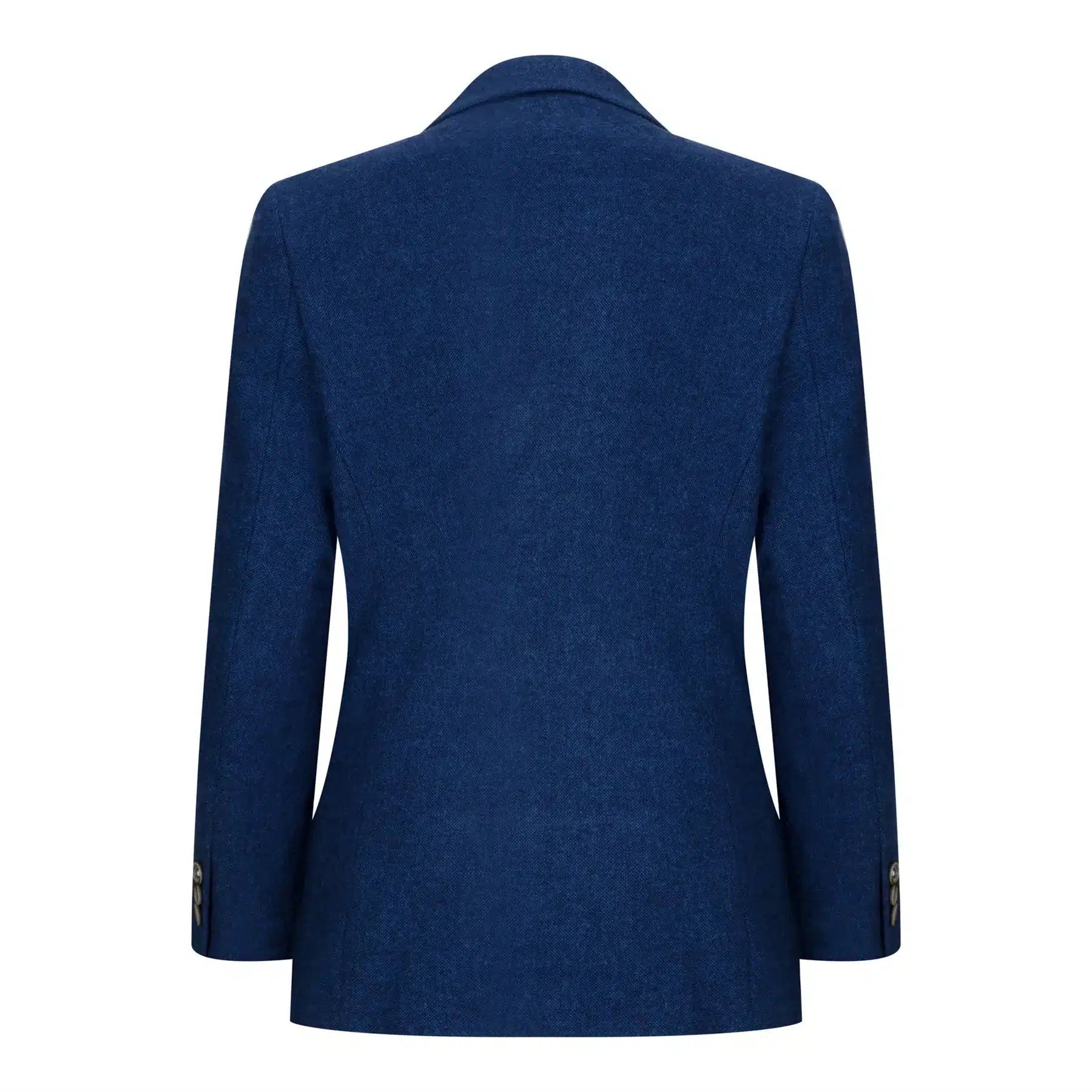 Boys 3 Piece Wool Suit Blue Tweed Vintage 1920s Classic 4 Pocket Waistcoat