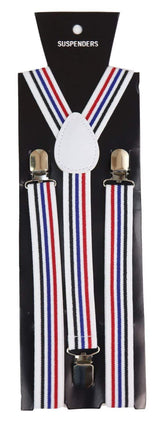 Mens Stripe Classic Trouser Suspenders