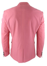 Mens Velvet Blazer Tuxedo Jacket Black Satin Lapel Pastel Pink