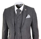 Mens Grey Wool Suit